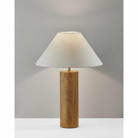 Homeroots Natural Wood Table Lamp18 x 18 x 25.5 in. 372832